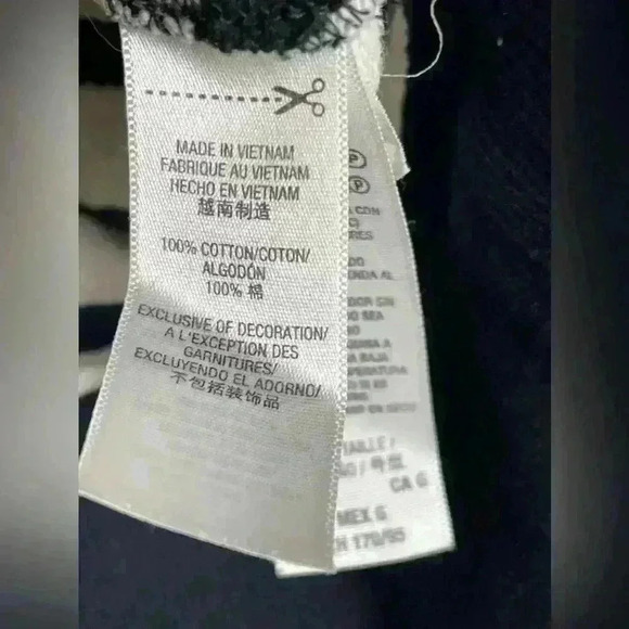 JUICY COUTURE Pullover Sweatshirt Size M Green White Stripes Henley JG005559 y2k - Picture 8 of 9